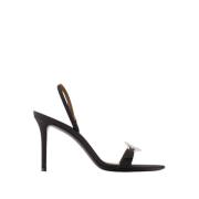 Giuseppe Zanotti Mignon 90 Sandaler - Svart Läder Black, Dam