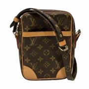 Louis Vuitton Vintage Pre-owned Canvas crossbodyvskor Brown, Dam