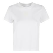 T by Alexander Wang Essentiell Shrunken Tee White, Dam