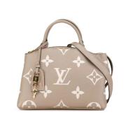 Louis Vuitton Vintage Pre-owned Laeder handvskor Gray, Dam