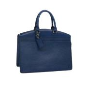 Louis Vuitton Vintage Pre-owned Laeder handvskor Blue, Dam