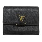 Louis Vuitton Vintage Pre-owned Laeder plnbcker Black, Unisex