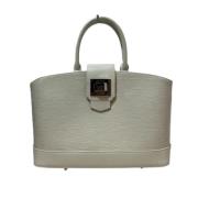 Louis Vuitton Vintage Pre-owned Laeder louis-vuitton-vskor White, Dam