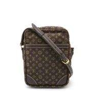 Louis Vuitton Vintage Pre-owned Canvas crossbodyvskor Brown, Dam