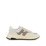 Hogan Beige Sneakers Stilren Modell Beige, Herr