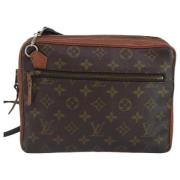 Louis Vuitton Vintage Pre-owned Canvas kuvertvskor Brown, Dam