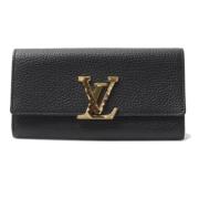 Louis Vuitton Vintage Pre-owned Laeder plnbcker Black, Dam