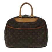 Louis Vuitton Vintage Pre-owned Canvas handvskor Brown, Dam