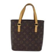 Louis Vuitton Vintage Pre-owned Canvas axelremsvskor Brown, Dam