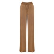 Herno Kamel Straight Leg Byxor Brown, Dam