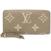 Louis Vuitton Vintage Pre-owned Laeder plnbcker Beige, Dam