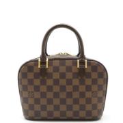 Louis Vuitton Vintage Pre-owned Canvas handvskor Brown, Dam