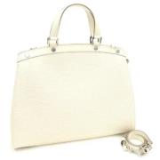 Louis Vuitton Vintage Pre-owned Laeder louis-vuitton-vskor White, Dam