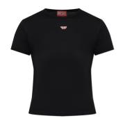 Diesel T-shirt T-Uncutie-Long-D Black, Dam