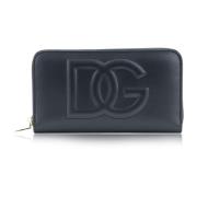 Dolce & Gabbana Kvinnors dragplånbok med logotyp Black, Dam