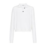 Brunello Cucinelli Vita Tröjor - Stilfull Kollektion White, Dam