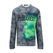 Dsquared2 Herr Pullover Sweatshirt Gray, Herr