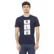 Baldinini Bl Bomull Herr Trend T-shirt Blue, Herr