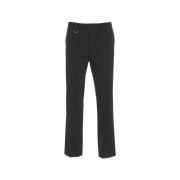 Paolo Pecora Svarta Jersey Chino Byxor Black, Herr