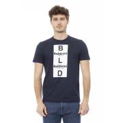 Baldinini Bl Bomull Herr Trend T-shirt Blue, Herr