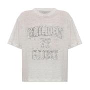 Golden Goose Svart T-shirt Black, Dam