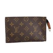 Louis Vuitton Vintage Pre-owned Canvas necessrer Brown, Dam