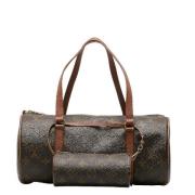 Louis Vuitton Vintage Pre-owned Canvas axelremsvskor Brown, Dam