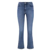 Lois Straight-leg jeans med metall detaljer Blue, Dam