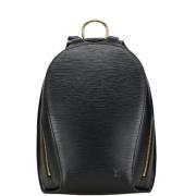 Louis Vuitton Vintage Pre-owned Laeder ryggsckar Black, Dam