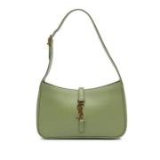 Yves Saint Laurent Vintage Pre-owned Laeder axelremsvskor Green, Dam