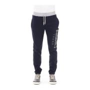 Baldinini Sportiga Sweatpants med Tidlös Elegans Blue, Herr