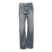 Calvin Klein Jeans Straight Jeans Gray, Dam