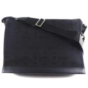 Bally Pre-owned Pre-owned Canvas axelremsvskor Black, Herr