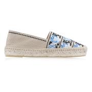 Prada Blommig Slip-On Espadriller Multicolor, Dam