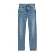 Ami Paris Blå Använda Straight-Fit Denim Jeans Blue, Herr