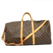 Louis Vuitton Vintage Pre-owned Tyg handvskor Brown, Dam