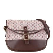 Louis Vuitton Vintage Pre-owned Canvas axelremsvskor Pink, Dam