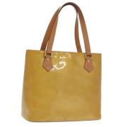 Louis Vuitton Vintage Pre-owned Laeder totevskor Beige, Dam