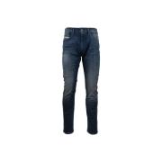 Diesel Herr Dragkedja Knapp Jeans Blue, Herr