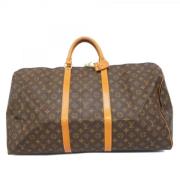 Louis Vuitton Vintage Pre-owned Tyg handvskor Brown, Dam