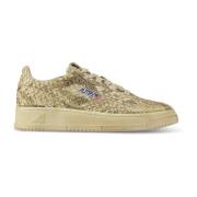 Autry Vintage Låg Topp Sneakers Beige, Dam