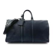 Louis Vuitton Vintage Pre-owned Laeder handvskor Blue, Dam