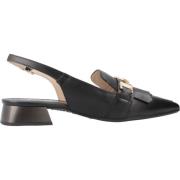 Hispanitas Fringe Sandal Pumps Black, Dam