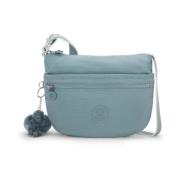 Kipling Kompakt Crossbody-väska med Flera Fickor Green, Unisex