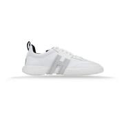 Hogan Herr Läder Sneakers med Snörning White, Herr