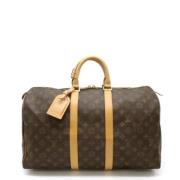 Louis Vuitton Vintage Pre-owned Canvas louis-vuitton-vskor Brown, Dam