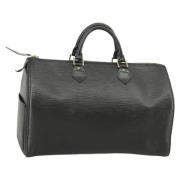 Louis Vuitton Vintage Pre-owned Laeder handvskor Black, Dam