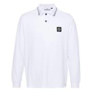 Stone Island Klassisk Polo Skjorta i Olika Färger White, Herr