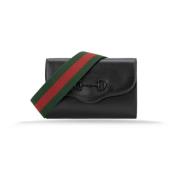 Gucci Mini Axelväska Magnetknapp Black, Dam