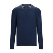 Fay Herr Pullover Tröja Blue, Herr